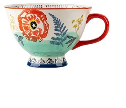 Tazze per tazze Tazza for la colazione 420ML Tazza for farina d'avena for latte for uso domestico di grande capacità Tazza for caffè da ufficio di alta bellezza Tazza for bere in ceramica Tazza di caf