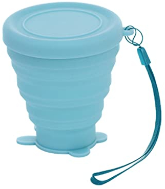 Moonyan Faltbecher,Faltbare Wasserflasche aus Silikon, wiederverwendbar | Erweiterbarer Trinkbecher – tragbare Becher für Reisen, Camping, Wandern, Picknick, Outdoor-Sport