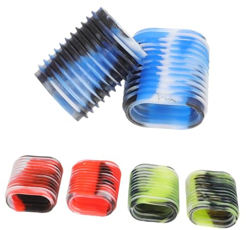 BESPORTBLE 5sets Angelrollenabdeckung Ergonomischer Griff Aus Gummimaterial Und Komfort Für Angler 6pcs * 5