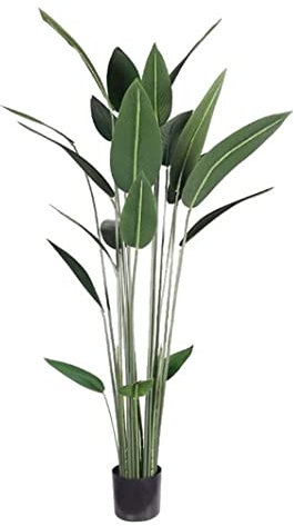 Fake Pflanzen Künstlicher Baum Große Künstliche Pflanze, Grüne Palme, Blätter, Kunststoff, Blätter, Gefälschter Bananenbaum, Hochzeit, Familie, Garten, Raumdekoration Garten Dekor ( Size : 160cm )