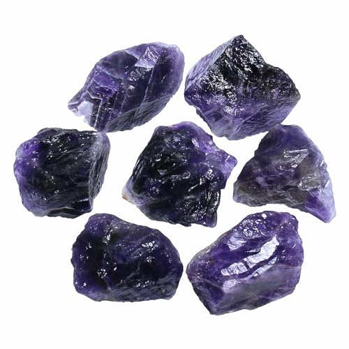 Nvzi Amethyst Stein Wassersteine, Edelsteine Heilsteine, Mineralien Steine, Heilsteine Kristalle Steine Set, Chakra Steine(454g) | Mineralien Steine,Heilsteine Kristalle Steine Set,Chakra Steine