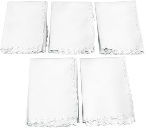 5 paños de algodón para limpiar piano, paño de limpieza y cuidado para guitarra, bajo, violín, guitarra y accesorios de bajo (blanco)