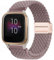 Issinlky Nylon Flechtband für Garmin Venu Sq/Music/Sq 2/2 Music, 20mm Elastisches armband für Garmin Venu 2 Plus/Vivoactive 3/5/6/Vivomove HR/Forerunner 55 245 645