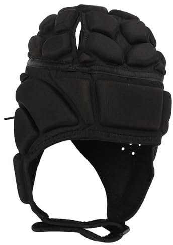 Rugby-Kopfschutz, Fußball-gepolsterter Helm, Bequem zu Tragender Rugby-Schutzhelm, Eva-Schwamm Gepolsterter Kopfschutz, Atmungsaktiver Fußball-gepolsterter Helm Zum Skaten, (L)
