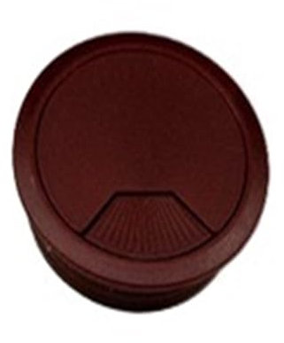 2pcs High Quality ABS Computer Desk Table Grommet Cable Port Wire Hole Cover 50mm 53mm 60mm Wire Storage Rack Furniture Hardware(Coffee Colour,60mm)