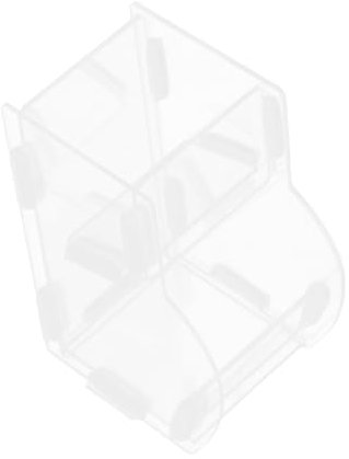 UPKOCH Automatic Feeder Small Animal Food Bowl Hamster Food Storage Box Acrylic Dispenser for Dwarf Hamsters