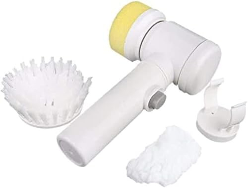 Brosse De Nettoyage électrique Portable, Machine à Laver Portable 360 Portable, Rotation élevée pour Salle De Bain, Sol, Cuisine, Voiture, évier, Mur, Fenêtre
