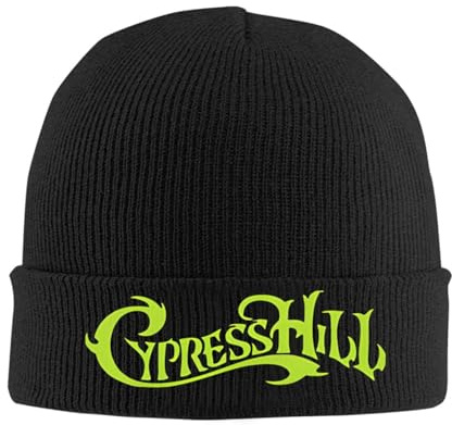 Chapeau tricoté de Couleur Unie Cypress Hill Chapeaux en Plein air Célèbre Hip Hop Group Chapeau Mince Bonnet Hipster Bonnets Casquettes Hommes Femmes Cache-Oreilles Cadeaux Chaleureux