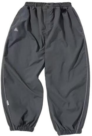 SYJYM Pantalon de ski pour femmes, imperméable, coupe ajustée, vêtement de ski décontracté pour hommes pour activités extérieures, gris, L