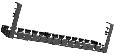 Plateau de câble réglable sous le bureau - Organisateur de fil d'acier pour la maison et le bureau - Plateau électronique de bureau - Solution de rangement - Support de table