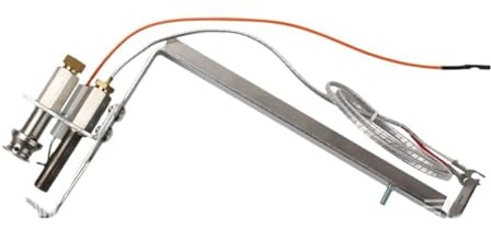 Gas per montaggio pilota HAXPLT1931 compatibile con riscaldatori Hayward serie H ED1 per piscine, gas naturale 750 mV, include raccordi per condotto e termopile, argento