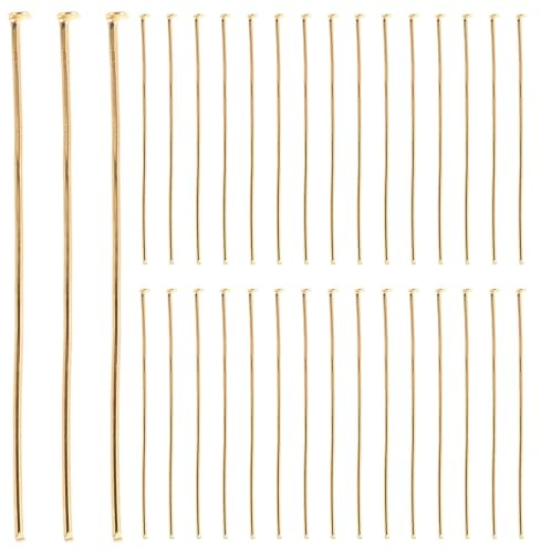 KOMBIUDA 1000 Pasadores de Clip Dorados para Lámparas Colgantes, Piezas de Hierro Diseño Elegante y Fijación Fiable para Repuestos y Reparación de Cristales