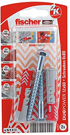 Fischer DUOPOWER Universaldübel 12x60 S K (2 Stück)