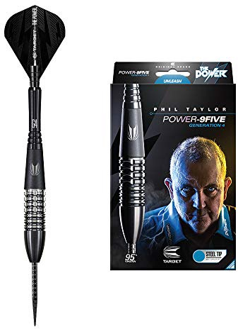 Target Darts - Power 9Five Generation 4 stålspetspilar, 22 g