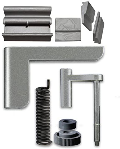 ClipFamily Haustier-Türset für Hunde und Katzen, Aluminium, Silber