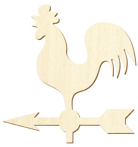 Lot de 25 girouettes en bois - 5 à 50 cm - Taille : 42 cm