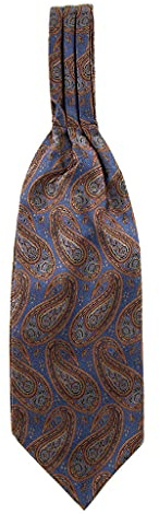 Colcolo Retro Paisley Jacquard Cravat Ascot Tie Formale Zubehör für, 05, M