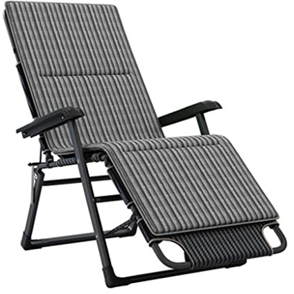 Relaxliege Mit Liegefunktion, Liegestuhl Für Wohnzimmer, Faltbarer Verstellbarer Liegestuhl Mit Abnehmbarem Weichem Kissen Kissen Übergroße Gepolsterte Schwerelosigkeit Für Erwachsene Yard Patio Lawn