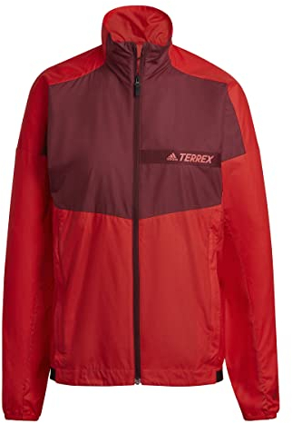 Adidas Womens Windbreaker Terrex Multi Wind Jacket, Shadow Red, H53408, S