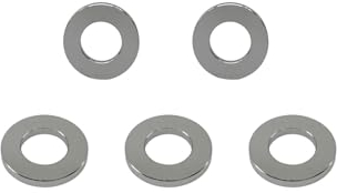 RISON Unterlegscheiben DIN125 M5, 5pcs Titan Flache Beilagscheiben Unterlegscheiben Flachscheibe, 6AL4V Luft-und Raumfahrtqualität Dichtungsring, Metallscheiben für Schrauben Muttern Gewindestange