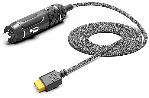 TAIFU 12V Auto Ladegerät auf XT60 Anschluss Kompatibel mit Bluetti EB55, Power Station EF ECOFLOW Delta/River, Anker 757/767 1,5M 16AWG Kraftwerk Zigarettenanzünder KFZ Netzteil Ladekabel Car Charger