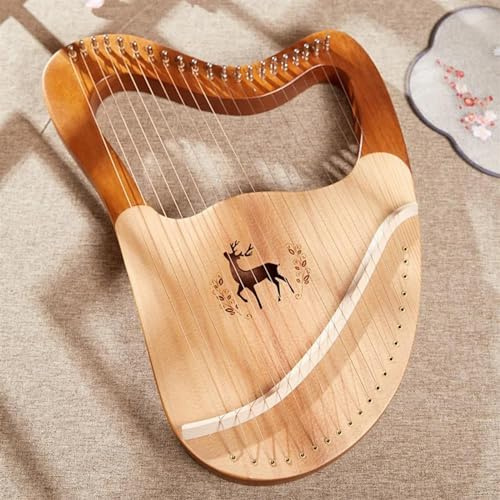 Anfänger harfe Lyra Harfe Mahagoni Tragbare Harfen Professionelle Saiteninstrumente Miniatur Harpa Musikinstrument Anfänger(21)