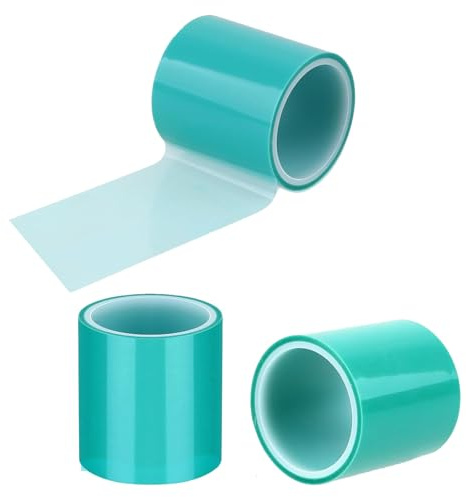 PXRLMYF 3 Pcs Green Craft Bande transparente ruban Ruban Adhésif pour UV Résine Époxy Outils de Cadre en métal de Bijoux pour Cadre Creux UV Époxy Résine Artisanat DIY 15m