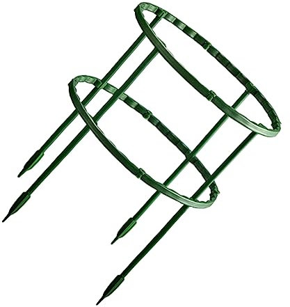 FONDOTIN Grüne Pflanzenstütze Aus Robust Und Langlebig Bequemer Zu Verwenden Spezielles Design Kein Zusätzliches Werkzeug Erforderlich Nahtlos in Stängelpflanzen Integrierbar