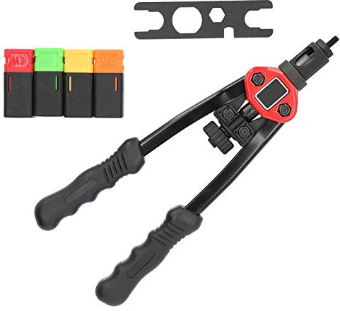 Gearwell Outil Rivet Écrou Manuel M3 M4 M5 M8, Pince Insertion Filetée 310mm, Outil Fixation Métal