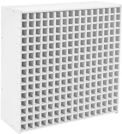 BigKing Pennhållare, 17,5 × 13 × 34 cm PVC-pennhållare, pennhållare med 120 fack, fast pennorganisatör för pennor, konstgjorda pennor