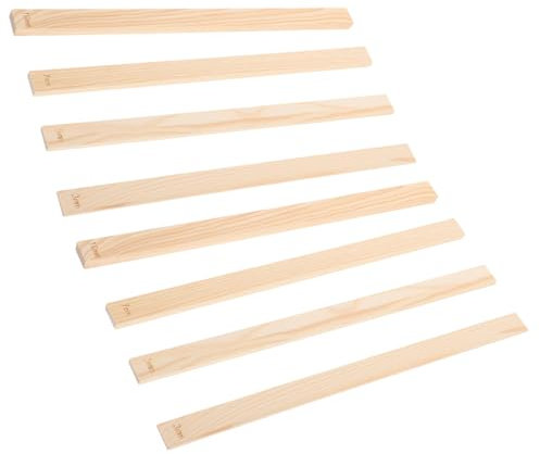 PERSELOSO 8pcs Pottery Teaching Tools Mudboard Tools Wooden Clay Roller Guides for Easy Clay Thickness Control