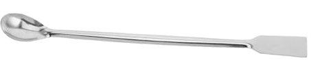 GALPADA Cuchara De Acero Inoxidable Para Crisol De Grafito Mango Utensilio De Laboratorio Para Manejo Seguro De Productos Químicos y Experimentos