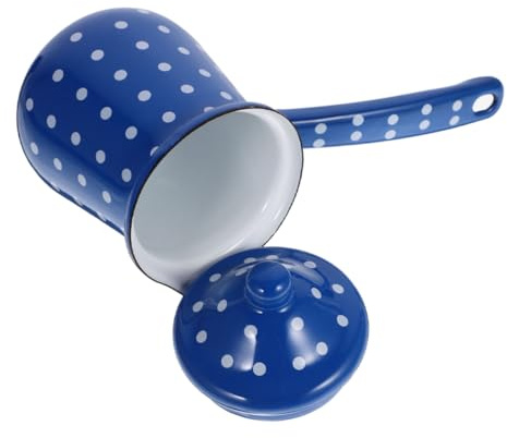 OUNONA Emaille-kaffeekanne Mit Deckel Kaffeekessel Kaffeebehälter Retro-design Kaffeekanne Kaffeetasse