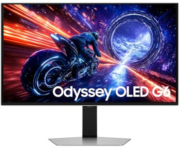 SAMSUNG Odyssey G60SF OLED-skärm för spel, 27 tum OLED-skärm, 2560 x 1440 pixlar, 500 Hz, 0,03 ms (G/G), reflektionsfri PC, NVIDIA G-Sync, AMD FreeSync Premium Pro, LS27FG602SUXEN