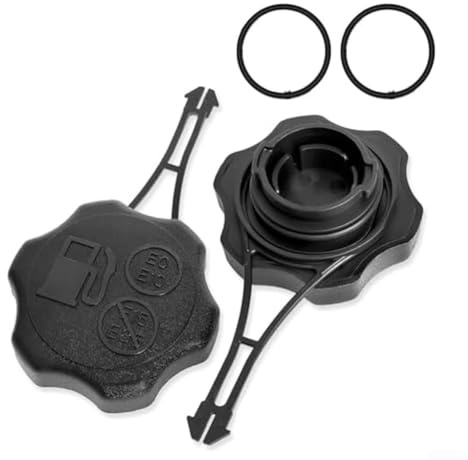 594061 Tankdeckel für TORO, passend für CRAFTSMAN, passend für TROYBILT Rasenmäher, ausgestattet mit 675exi und 725Exi Serienmotoren, ersetzt 594061, 597414, 84004416, Tankdeckel für Schubradmäher