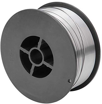 Fafeicy Alambre de Soldadura MIG sin Gas de 0,9 Mm, E71T-GS E71T-11 Autoprotegido, para Soldadura de Solape y Filete en Acero Bajo en Carbono