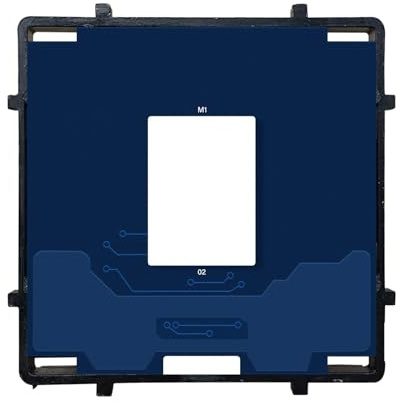 BSEED EU Standard Dimmer Schalter 1 Fach 2 Weg Touch Lichtschalter mit LED-Anzeige
