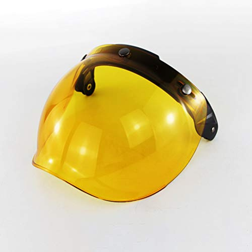 Jackallo Offenes Gesicht Helm Visier Motorrad Helm Bubble Visier Bubble Shield Motorrad Helme Zubehör
