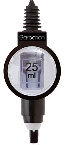 Barbarian 25ml Professional Single Optic Measure - Individual Spirit Dispenser Home Bar Pub Optics Shot
