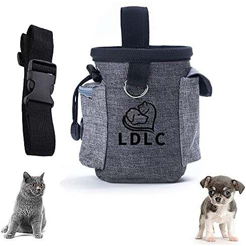 Qanye Cane Snack Borsa, Borsa Addestramento Cane, Borsa Porta Snack per Cane, Cane Sacchetto di Allenamento, con Cintura in Vita Regolabile, per Il Caricamento Giocattoli e Cibo per Animali Domestici
