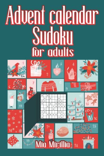 Advent calendar Sudoku for adults: 24 Advent gifts for Sudoku fans | Christmas Countdown Book