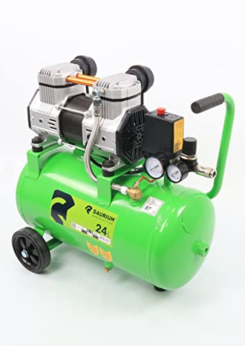 Compressore d'aria, 24L, 2HP, doppia testa - SAURIUM® | 37185