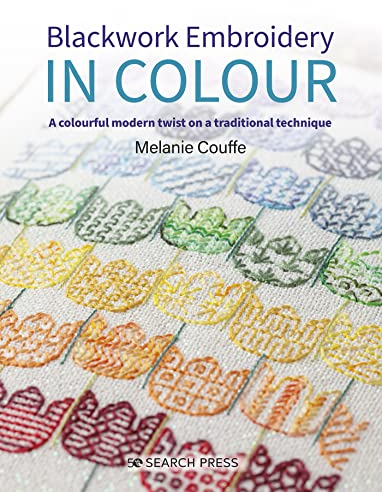 Blackwork Embroidery in Colour: A colourful modern twist on a traditional technique (English Edition)