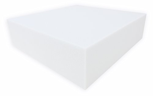 Dibapur Schaumstoff Platten Auswahl: L 200 cm x B 200 cm x H 5 cm bis 18 cm/RG 25 / SH 44 (Weiß) (200 x 200 x 14 cm)