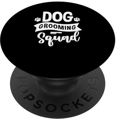 Hundepflege Hundeexperte Ungepflegter Welpe PopSockets mit austauschbarem PopGrip