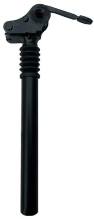 Tija de sillín abatible para Bicicleta, Soporte de sillín con suspensión amortiguada, 25,4 27,2 28,6 mm, para e-Bikes, Bicicletas Plegables Valet, Bicicletas urbanas ( Size : 25.4*300mm )