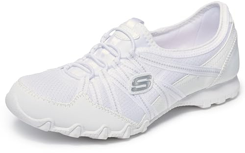 Skechers Bikers Lite Relive Damsneakers, Vit, 41 EU