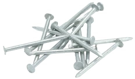 Galvanised Round Wire Nails - 40mm Length (Pack of 140)