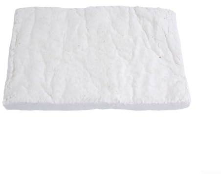 Manta aislante ignífuga de fibra de silicato de magnesio y calcio, manta de aislamiento de fibra de cerámica para horno, horno, forja, estufa, horno de pizza, chimenea (30 x 20 x 3 cm)