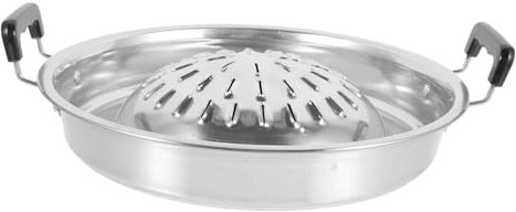 SHOWERORO Grilltablett Aus Metall Für Outdoor-nutzung Bbq-grill Mit Griff Wiederverwendbare Grillpfanne Für Fleisch Und Fisch Kompakt Und Einfach Zu Transportieren